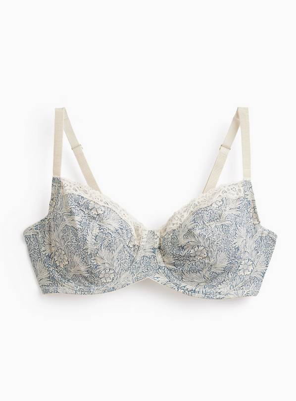Tu x Morris & Co. Birch Floral Full Cup Bra with Lace Trim 34E